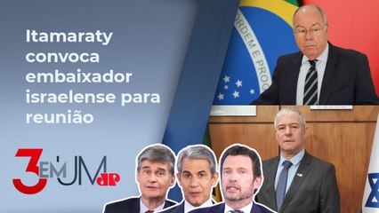 Comentaristas repercutem crise diplomática entre Brasil e Israel após declarações de Lula