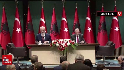 Türkiye ile Arnavutluk arasında 6 anlaşma imzalandı