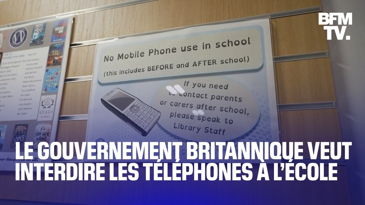 Royaume-Uni: le gouvernement souhaite interdire les téléphones portables à l’école