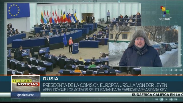 Comisión Europea anuncia legalización del uso de los ingresos procedentes de activos rusos