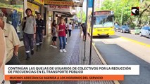 Continúan las quejas de usuarios de colectivos por la reducción de frecuencias en el transporte público