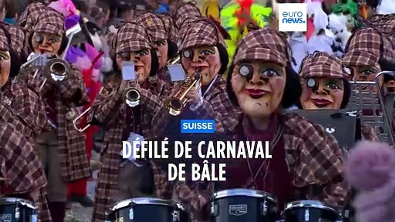 Suisse : le carnaval de Bâle bat son plein
