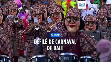 Suisse : le carnaval de Bâle bat son plein