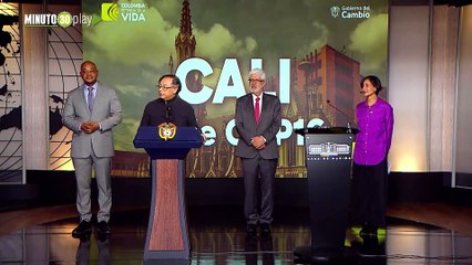 Así anunció el presidente Gustavo Petro que Cali será la sede de la COP16