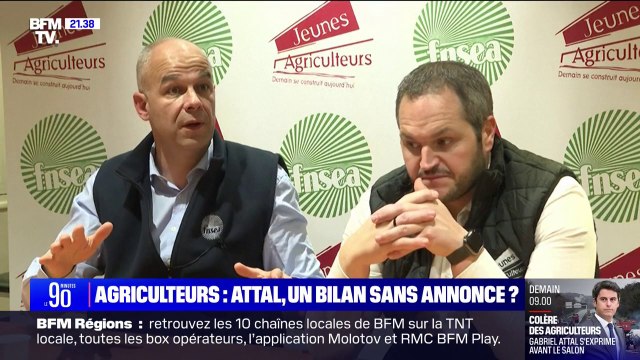 Arnaud Rousseau (président de la FNSEA) souhaite qu'Emmanuel Macron prenne la dimension du niveau des attentes au Salon de l'agriculture