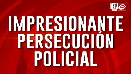 Impresionante persecución policial: robaron en Berazategui y escaparon hasta Alejandro Korn