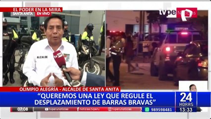 Santa Anita: alcalde pide una ley que prohíba desplazamiento de barristas