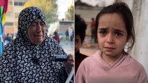 طفلة تبكي شوقا لطعم الخبز والمجاعة تجبر سكان غزة على أكل طعام الحيوانات