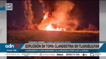 Impresionante explosión en toma clandestina en Tlahuelilpan, Hidalgo