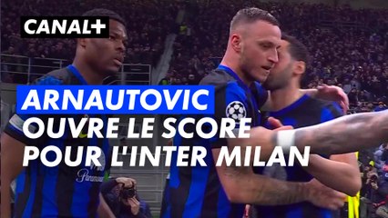 Arnautović ouvre le score pour l'Inter Milan à l'Atlético Madrid