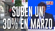 Las jubilaciones subirán 30% en marzo