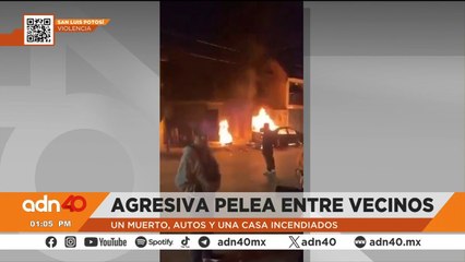 Pelea entre vecinos deja un menor muerto, autos y una casa incenciados