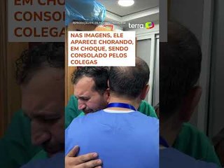 Médico se desespera ao encontrar corpos do pai e irmão no hospital onde trabalha em Gaza