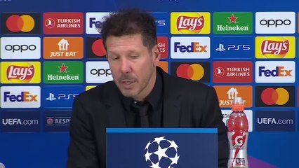Simeone, muy autocrítico con los fallos de su equipo