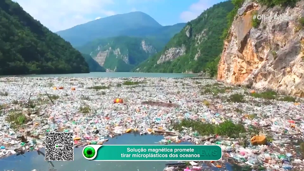 Solução magnética promete tirar microplásticos dos oceanos