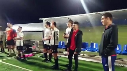 Celebrations after Paul Michlmayr's first win as Cringila head coach in 2020 | February 21, 2024 | Illawarra Mercury