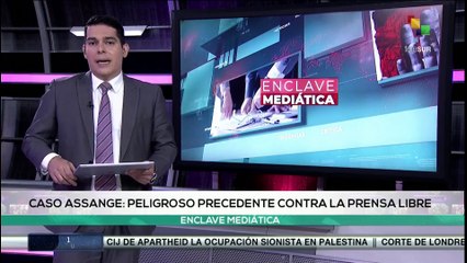 Enclave Mediática 20-02: Periodistas expresan su preocupación por el caso Assange