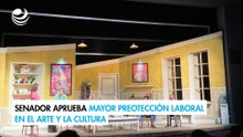 Senado aprueba mayor protección laboral en el arte y la cultura