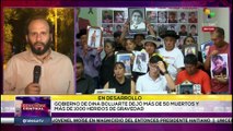 Familiares de víctimas en Perú exigen justicia