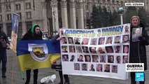 Guerra en Ucrania: familiares de civiles desaparecidos exigen información para hallarlos