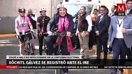 Xóchitl Gálvez exige a AMLO “sacar las manos” de la elección