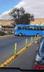 Rapidito viró en contravia