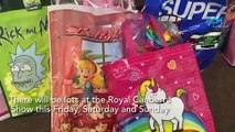 Showbags delivered to children in the Canberra Hospital