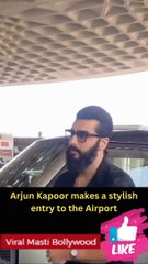 Arjun Kapoor makes a stylish entry to the Airport