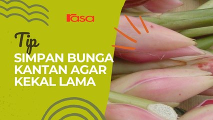 Tip Simpan Bunga Kantan Agar Kekal Lama