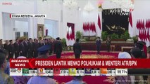 BREAKING NEWS! Presiden Jokowi Lantik Hadi Tjahjanto Menko Polhukam dan AHY Menteri ATR/BPN