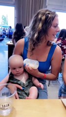 Gara-gara salah kasih susu.