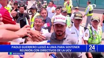 Paolo Guerrero sostiene segunda reunión con directivos de la UCV