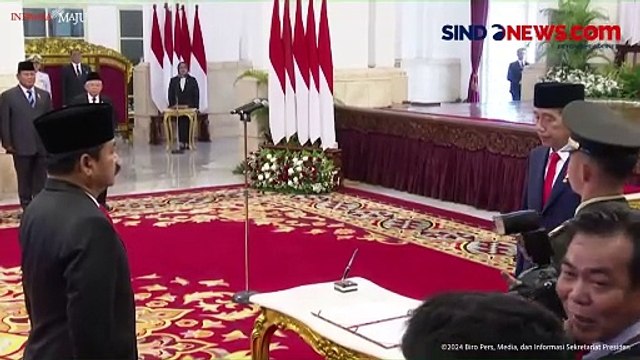 Presiden Jokowi Resmi Lantik Hadi Tjahjanto Jadi Menko Polhukam & AHY Menteri ATR