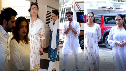 Rituraj Singh के अंतिम दर्शन करने पहुंचे Nakuul Mehta, Jaswir Kaur, Hiten Tejwani और तमाम Celebs