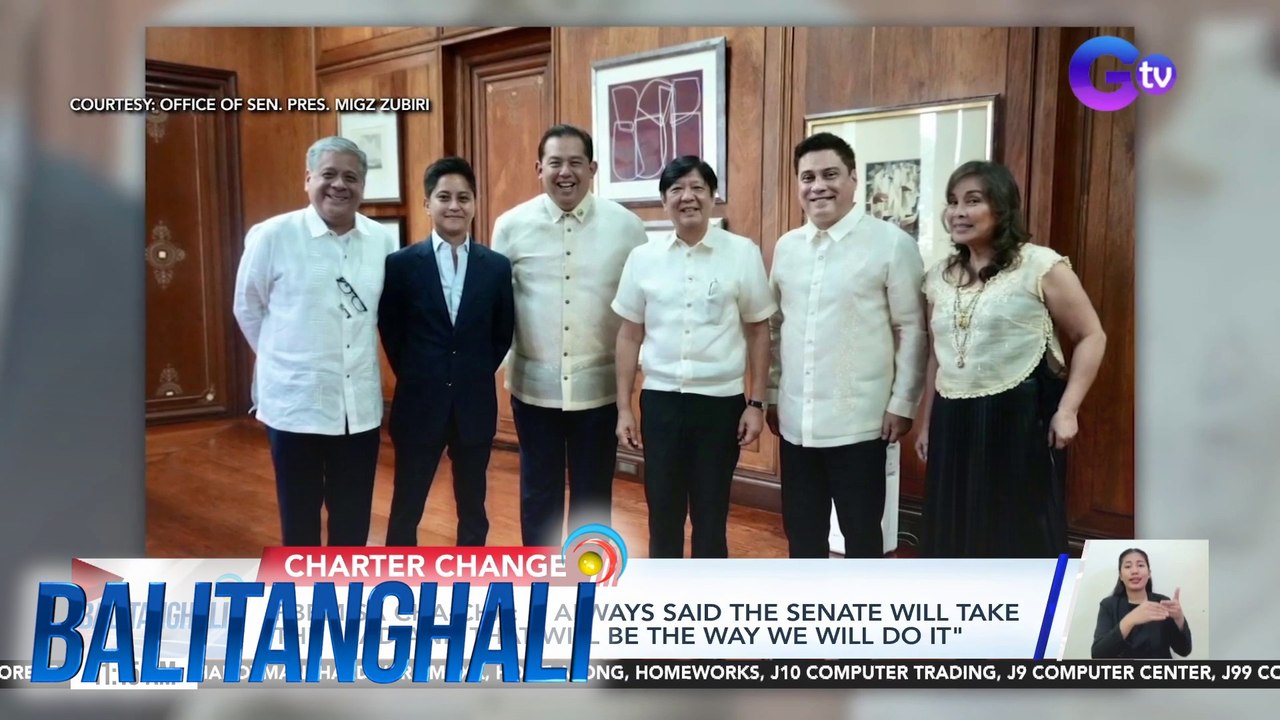PBBM sa Cha-cha: "I always said the Senate will take the lead and that will be the way we will do it" | BT