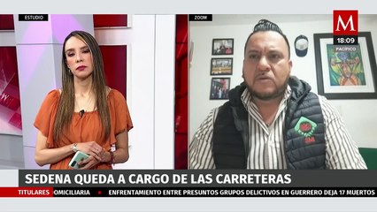 "Sedena queda a cargo de las carretera": José Marcos Matus, presidente del CEN