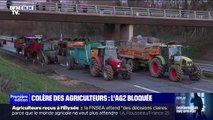 Colère des agriculteurs: nouveau blocage sur l'A62, autoroute qui relie Bordeaux à Toulouse