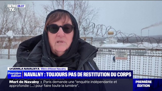 Je me tourne vers vous Vladimir Poutine: laissez-moi voir mon fils : l'appel de la mère d'Alexeï Navalny, qui demande le rapatriement du corps de son fils