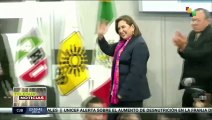 México: Candidata opositora a la presidencia presentó solicitud en el registro oficial