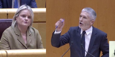 Marlaska pierde por completo los papeles: Escuche la repugnante diatriba que le suelta a la hermana de Miguel Ángel Blanco