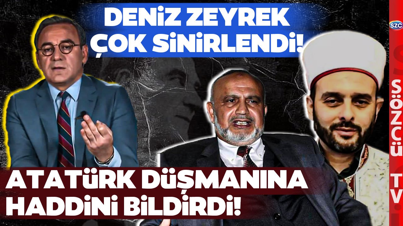 Deniz Zeyrek Halil Konakçı ve Şevki Yılmaz'a Haddini Bildirdi! Atatürk Düşmanına Sert Cevap