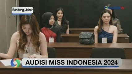 Antusiasme Peserta Audisi Miss Indonesia 2024 di Bandung