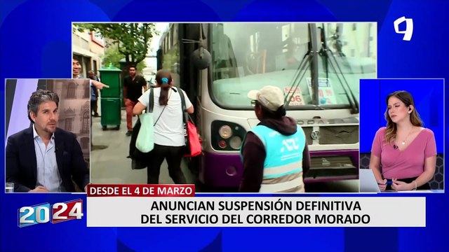 Gerardo Hermoza, representante del Corredor Morado: “El Corredor Azul es el siguiente en caer”