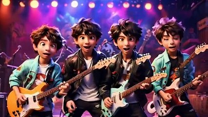 ROCK Music anime version #anime #rock #trending