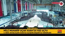 Milli Muharip Uçak Kaan'dan ilk uçuş