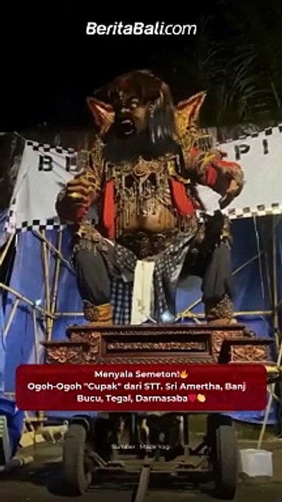 Menyala Semeton! Ogoh-Ogoh "Cupak" dari STT. Sri Amertha, Banjar Bucu, Tegal, Darmasaba❤