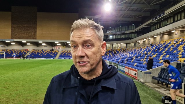 Crawley Town boss Scott Lindsey after his side beat AFC Wimbledon 1-0