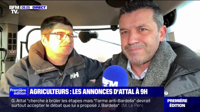 Colère des agriculteurs: Jusqu'à maintenant, on a un peu l'impression de s'être fait rouler dans la farine affirme Axel Tran Van (FDSEA Haute-Garonne)