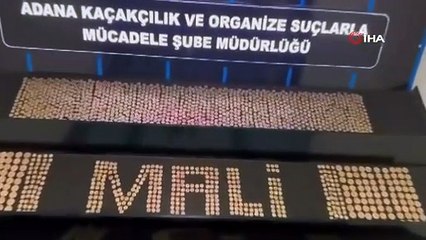 Adanada bin 893 adet sahte altın ele geçirildi