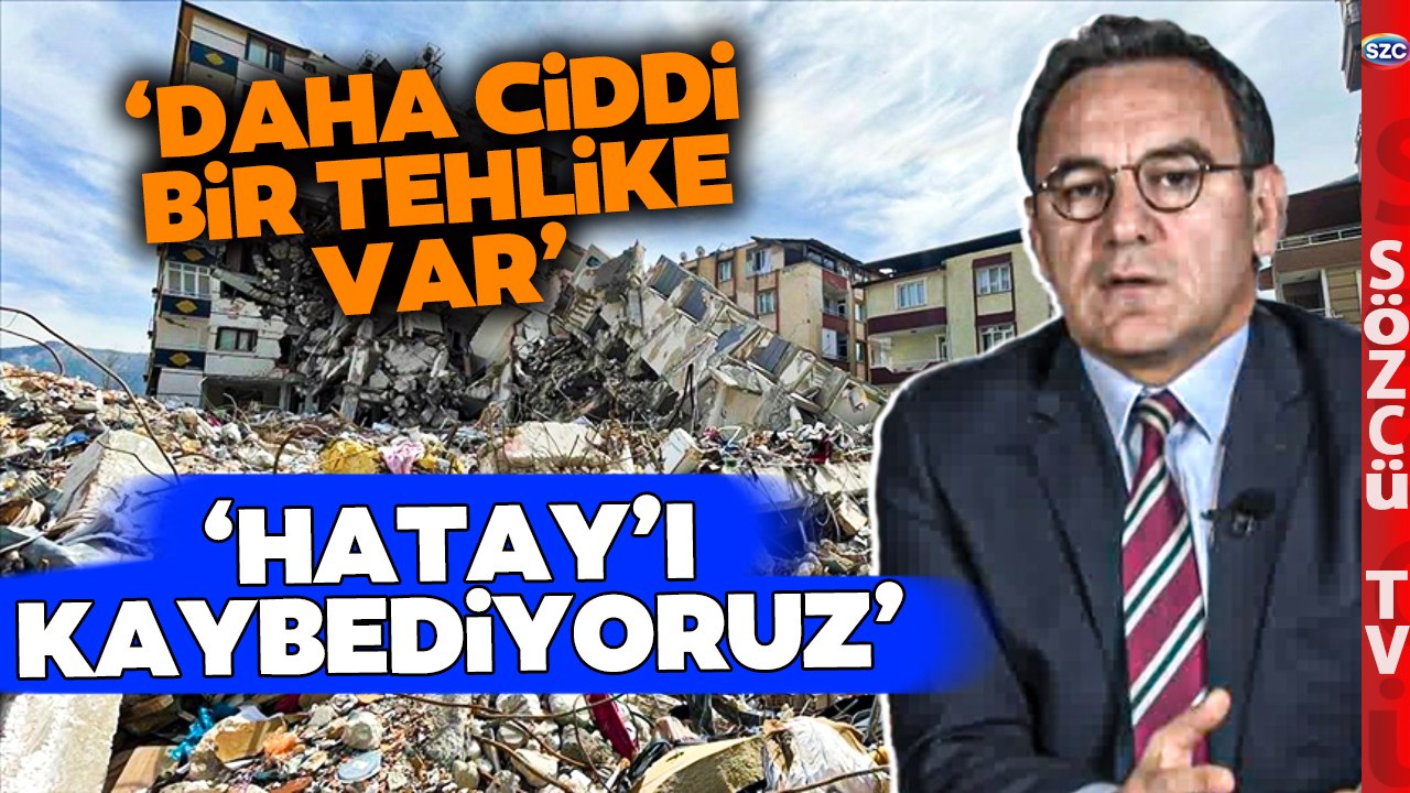 Deniz Zeyrek Hatay İçin Hazırlanan O Korkutan Raporu Anlattı! 'Tehlike Çanları Çalıyor'